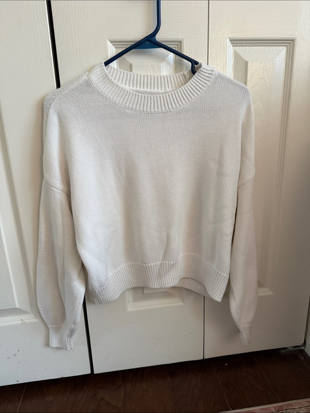 Hollister Ivory Crewneck Sweater